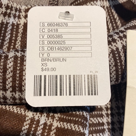 Urban Renewal Remnants Plaid Front Slit Pant - Picture 6 of 6